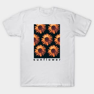 Sunflower lover pattern mask T-Shirt